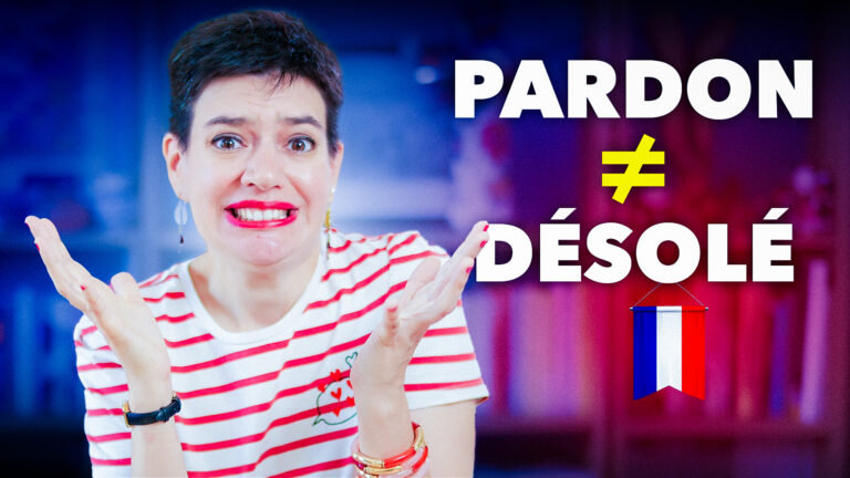 pardon vs désolée french